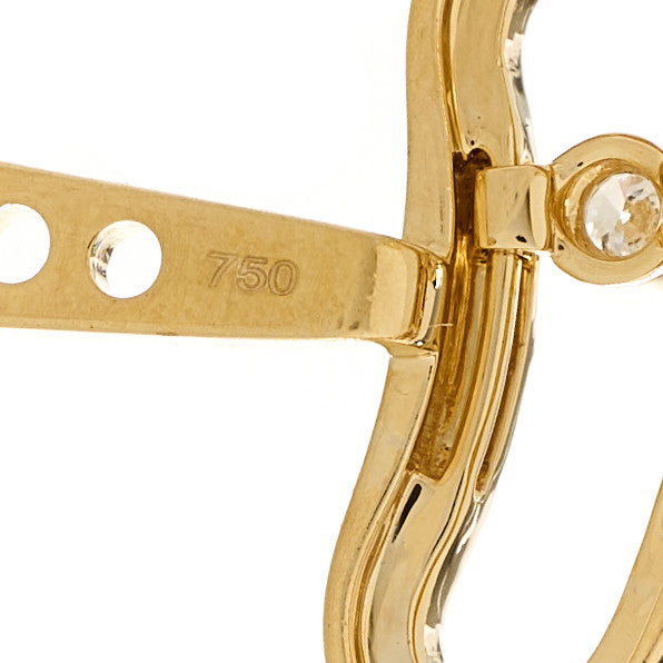 Messika 18K Yellow Gold Diamond Move Uno Jacket Earrings 4 of 4