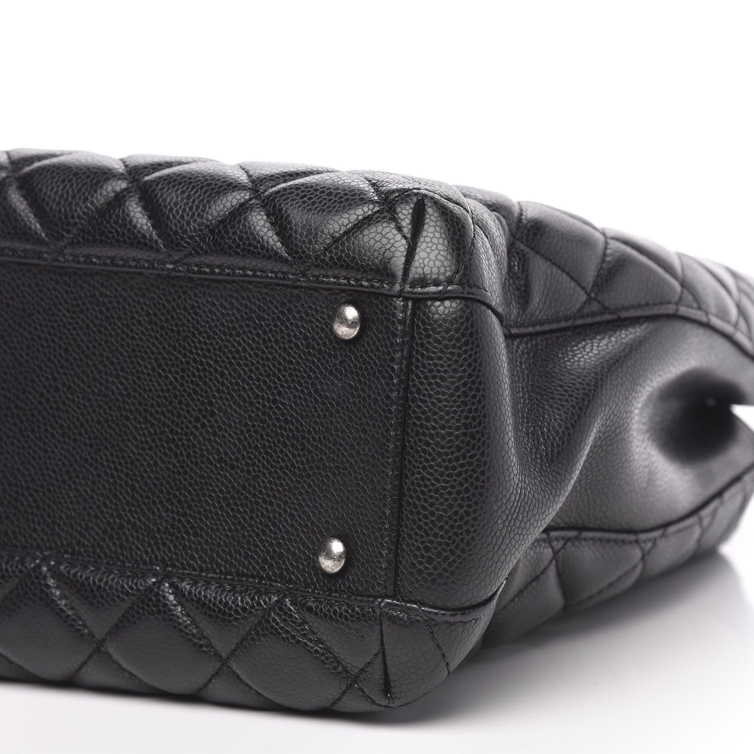 Chanel Caviar Quilted City Shopping Tote Black 10 of 13
