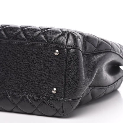 Chanel Caviar Quilted City Shopping Tote Black 10 of 13