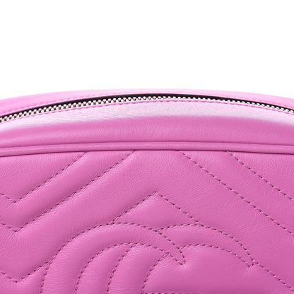 Gucci Calfskin Matelasse Small GG Marmont Chain Shoulder Bag Candy Mousse 11 of 11