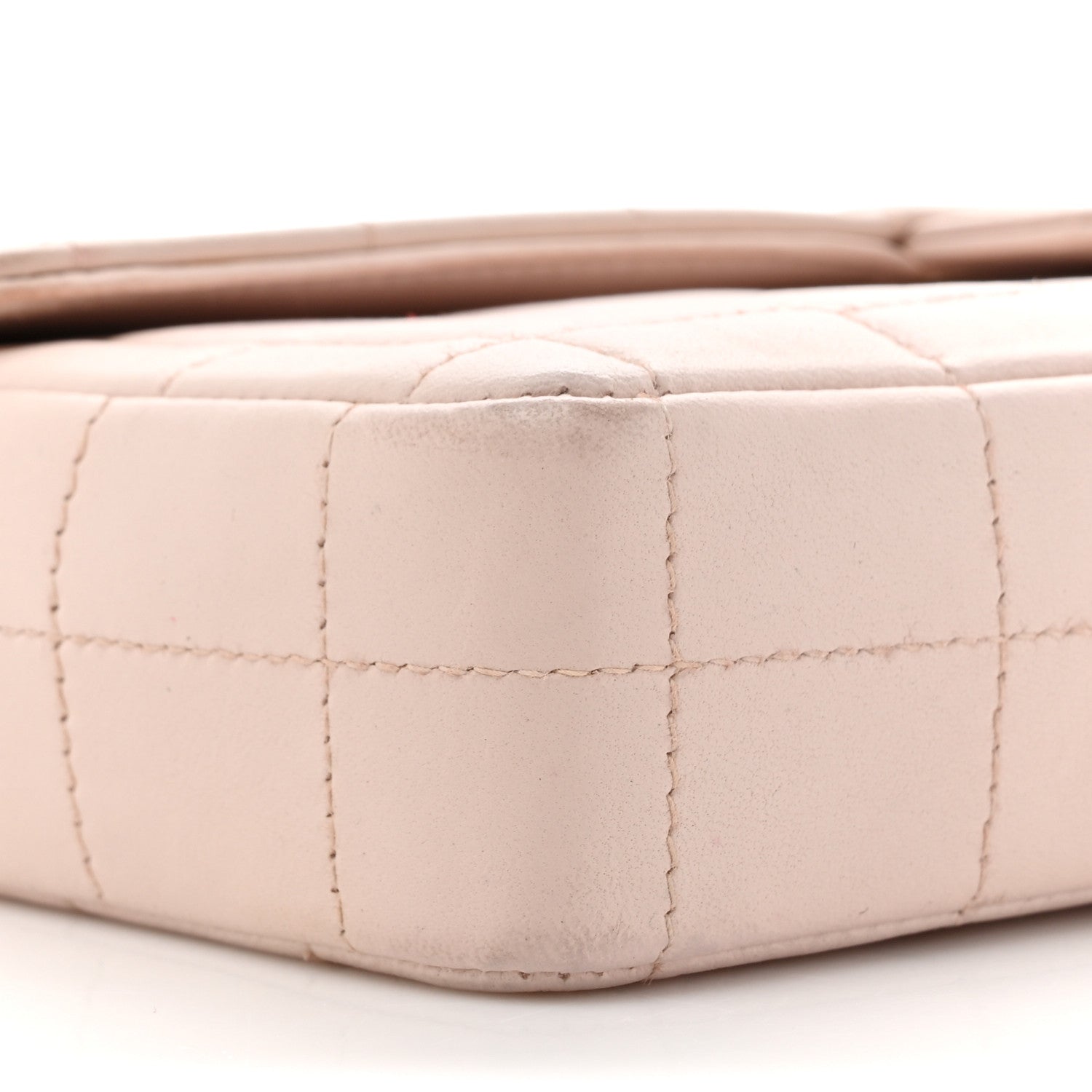 Chanel Lambskin East West Chocolate Bar Flap Pink 11 of 19