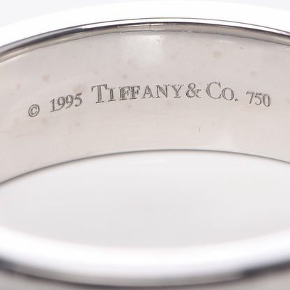 Tiffany 18K White Gold Diamond Atlas Ring 52 6 5 of 6