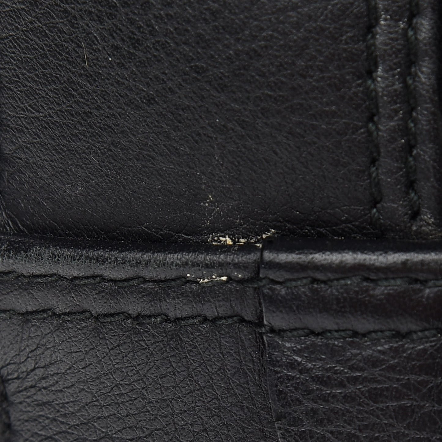 Calfskin S Triangle Duffle Black