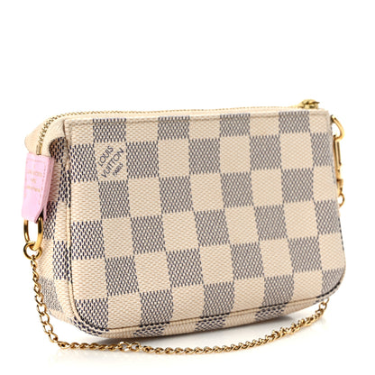 Louis Vuitton Damier Azur 2016 Christmas Animation Mini Pochette Accessories 3 of 8