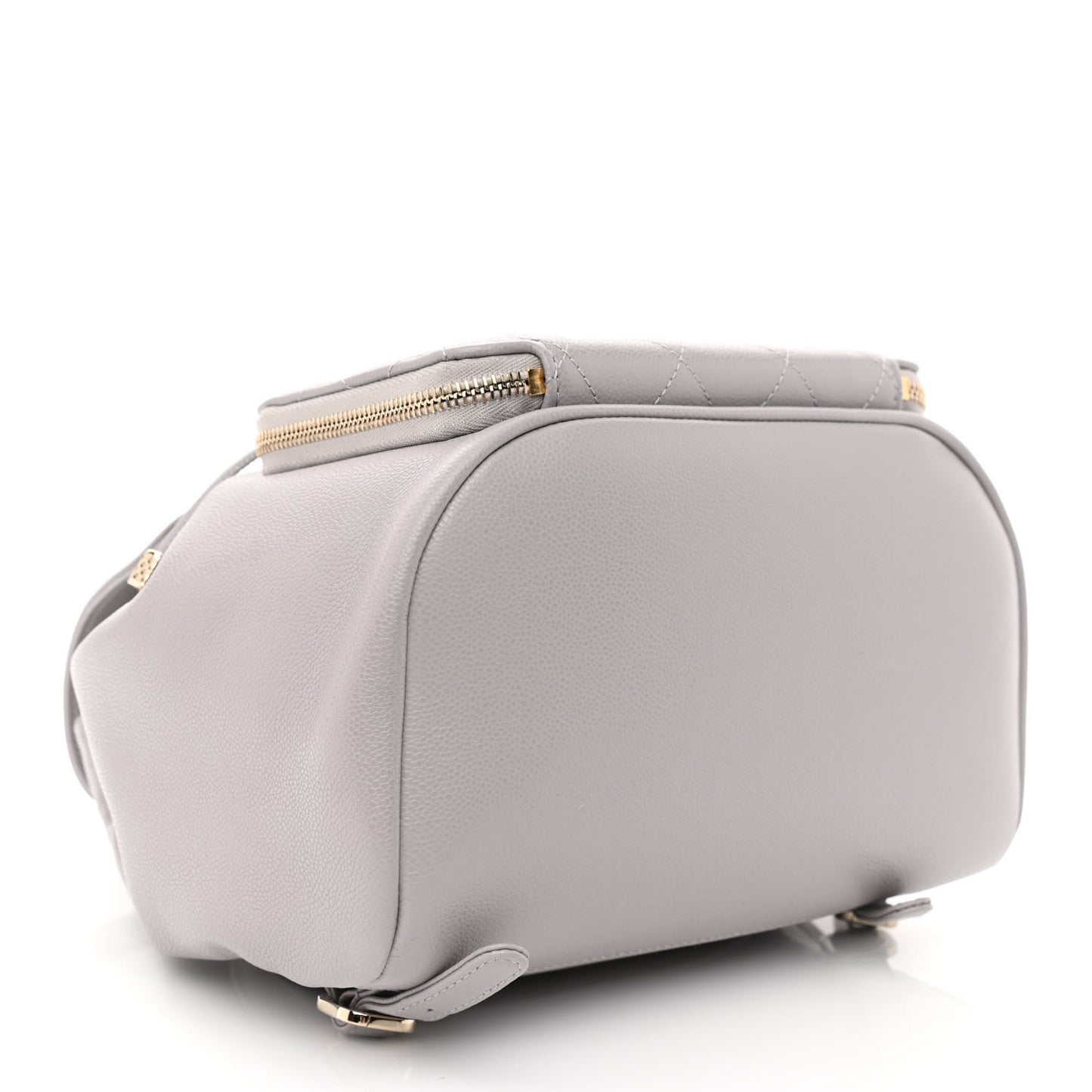 Caviar Quilted Business Affinity Backpack Grey