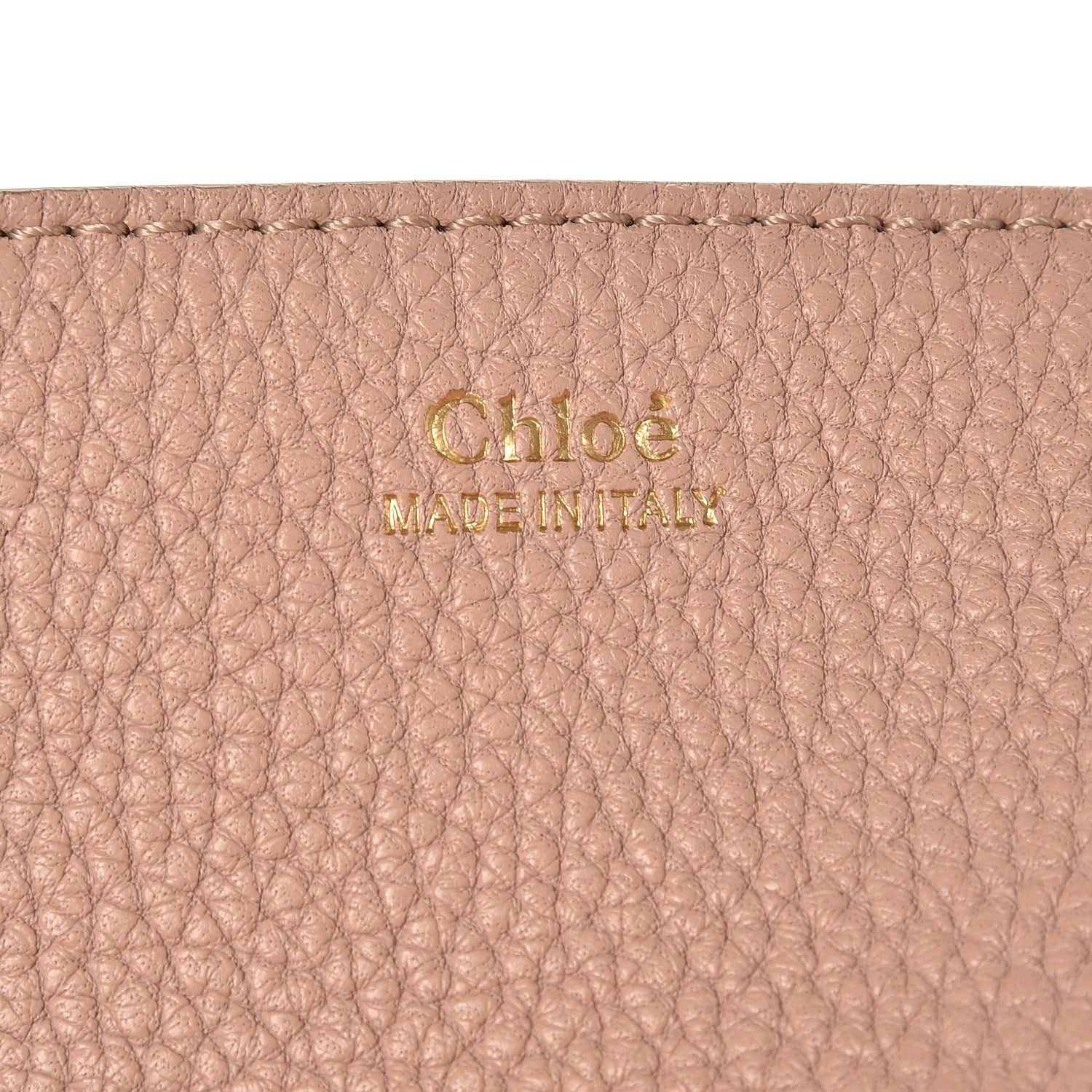 Chloe Grained Lambskin Drew Shoulder Bag Cement Pink 6 of 7