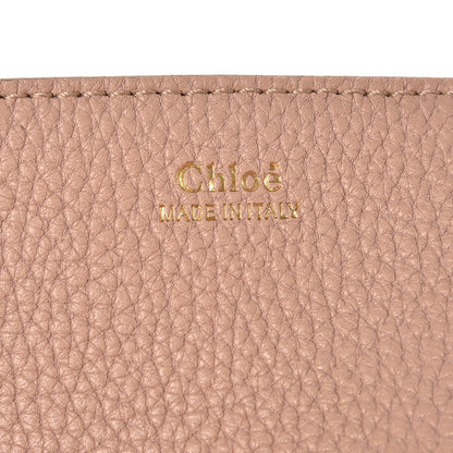 Chloe Grained Lambskin Drew Shoulder Bag Cement Pink 6 of 7