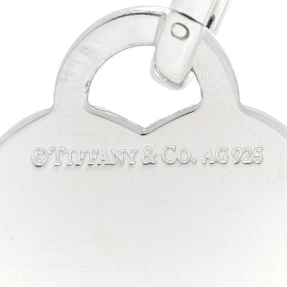 Tiffany Sterling Silver Cat Street Heart Charm 3 of 3