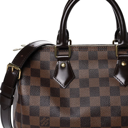 Louis Vuitton Damier Ebene Speedy Bandouliere 25 8 of 12