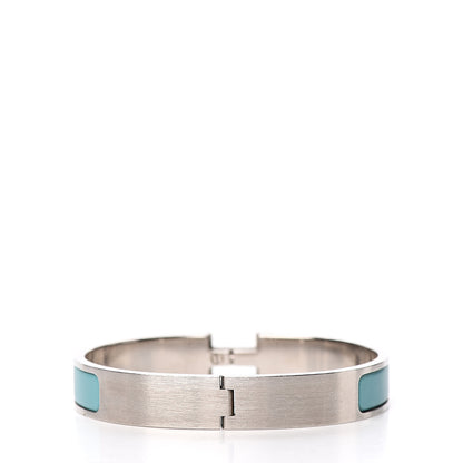 Hermes Matte Enamel Narrow Clic Clac HH Bracelet GM Lagon 2 of 5