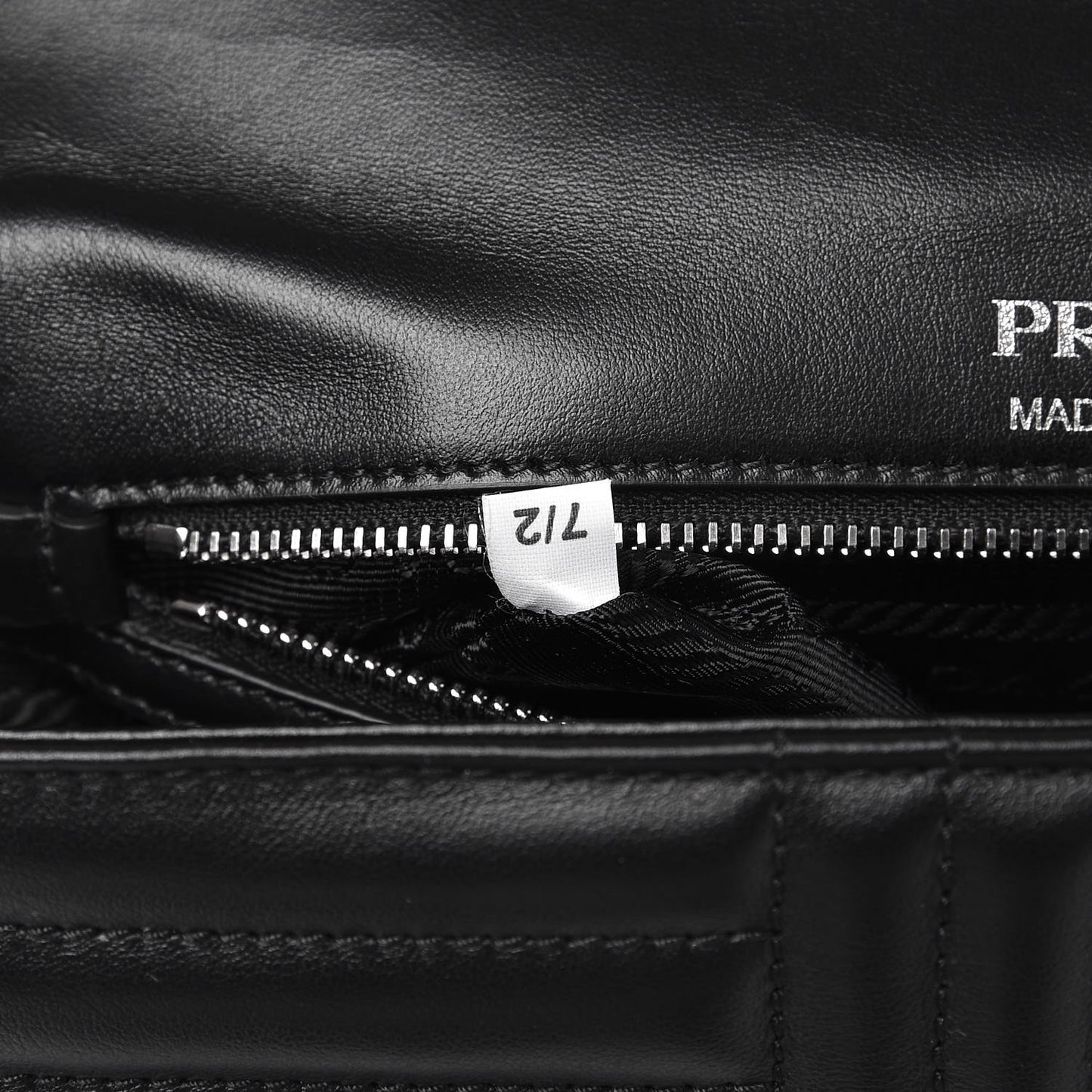 Soft Calfskin Impunture Diagramme Medium Chain Flap Shoulder Bag Black
