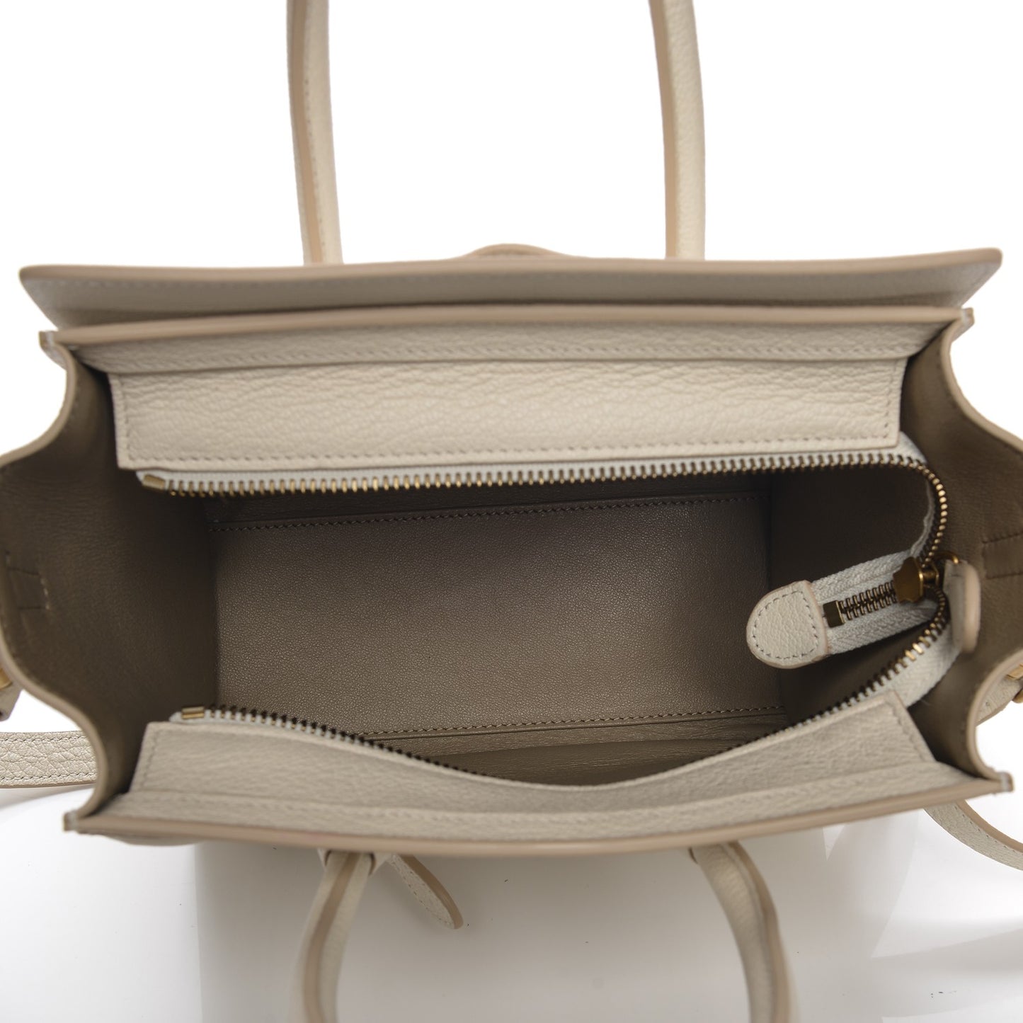 Goatskin Nano Luggage White