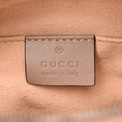 Gucci Calfskin Matelasse Small GG Marmont Chain Shoulder Bag Porcelain Rose 6 of 10