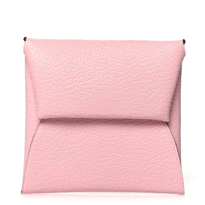 Hermes Chevre Mysore Bastia Coin Purse Rose Sakura 1 of 7