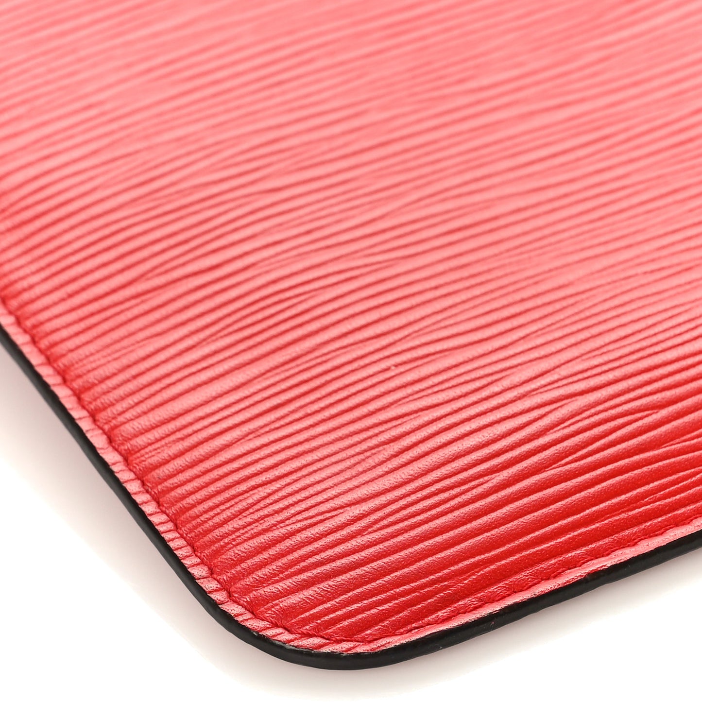 Epi Neverfull Pochette MM GM Coquelicot