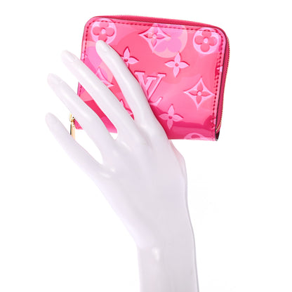 Louis Vuitton Vernis Valentine Zippy Coin Purse Fuchsia 2 of 7