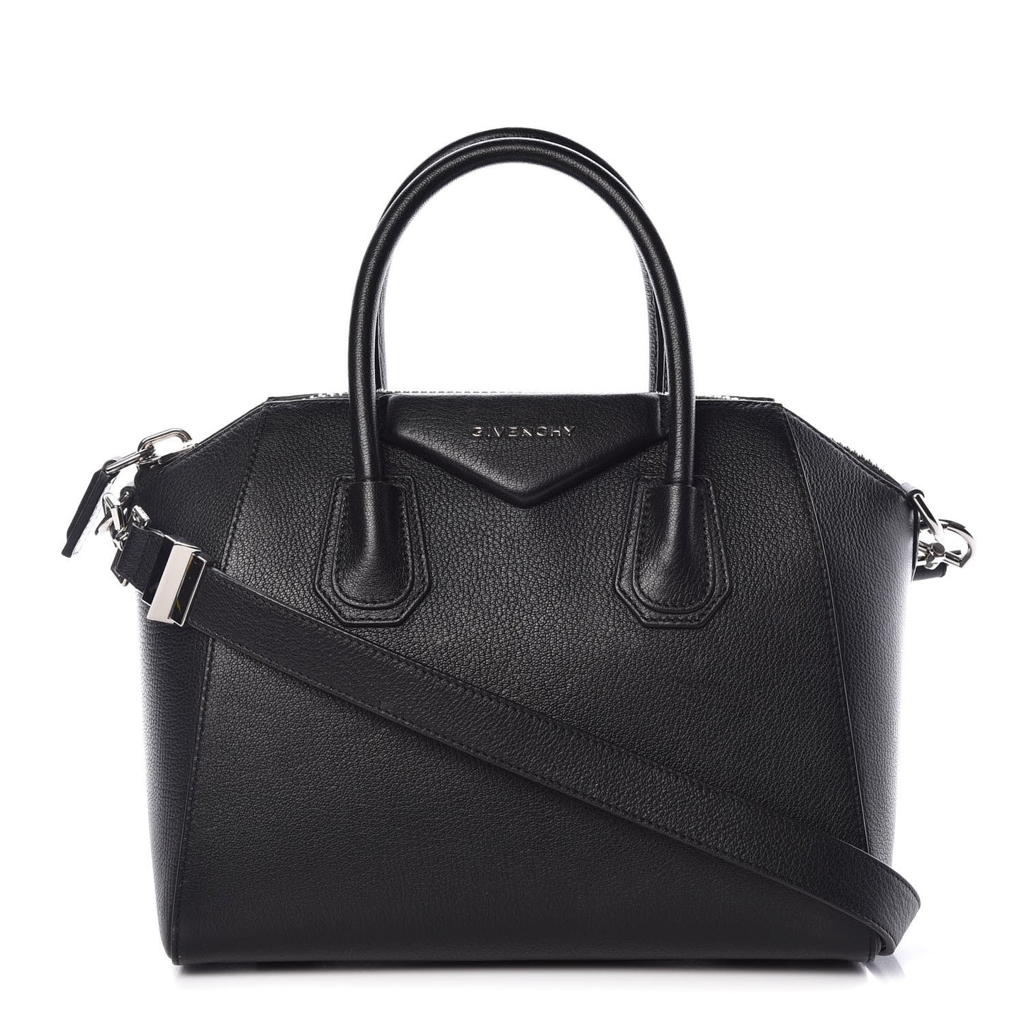 Sugar Goatskin Small Antigona Black