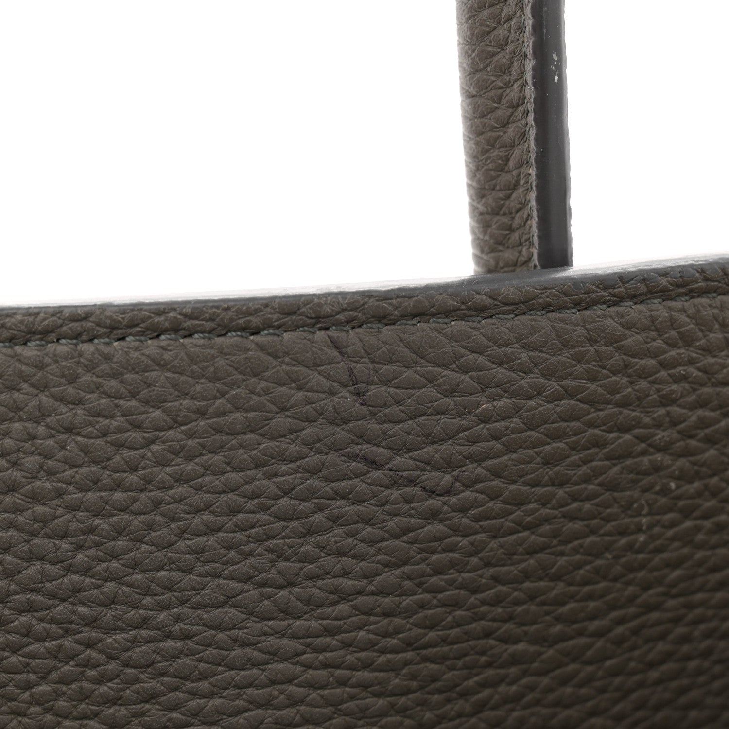 The Row Matte Grained Calfskin Soft Margaux 15 Grey 13 of 14