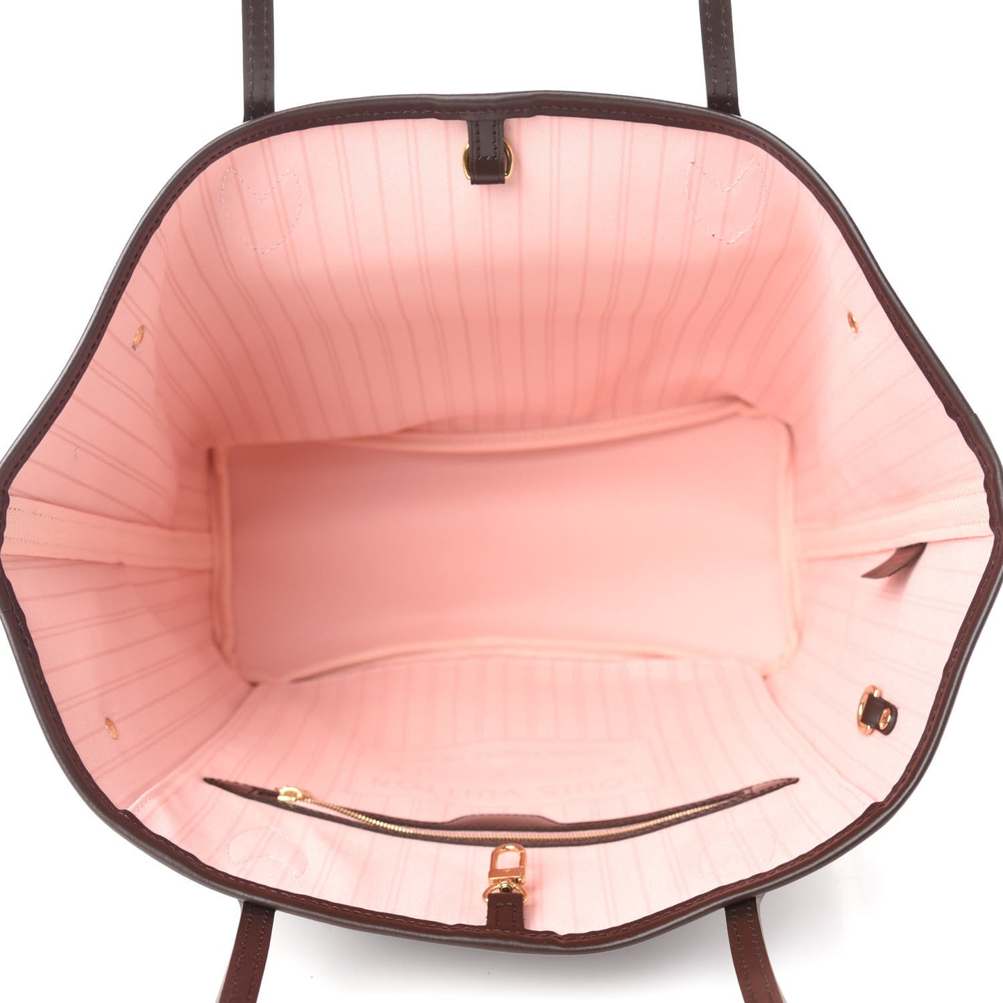 Damier Ebene Neo Neverfull MM Rose Ballerine