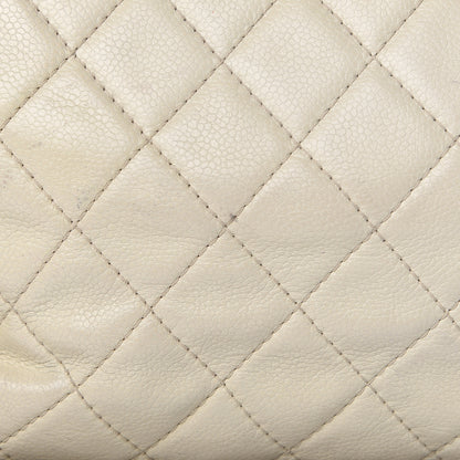 Chanel Caviar Quilted Timeless Accordion Flap Dark White 11 of 16