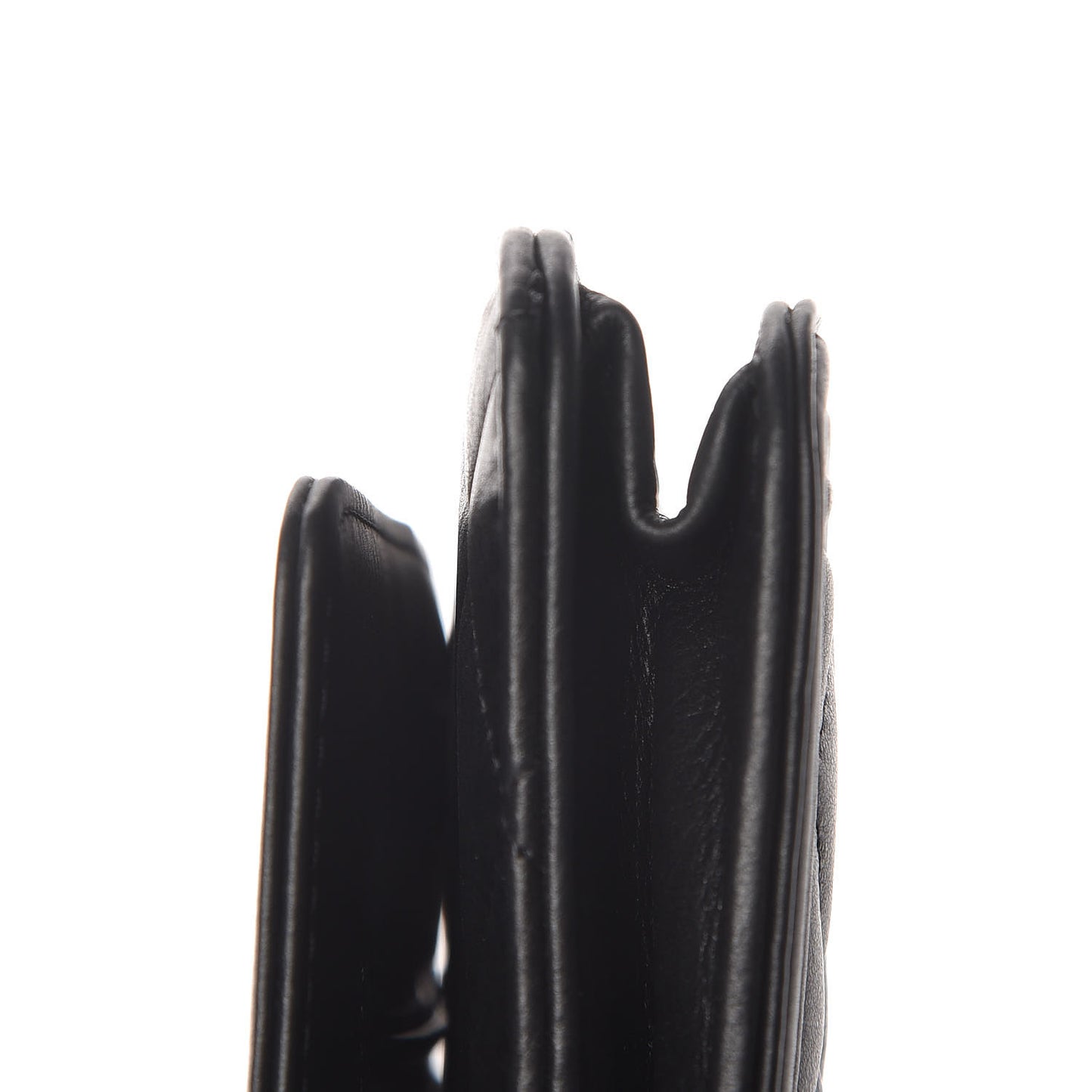 Calfskin Quilted Boy Wallet On Chain WOC So Black