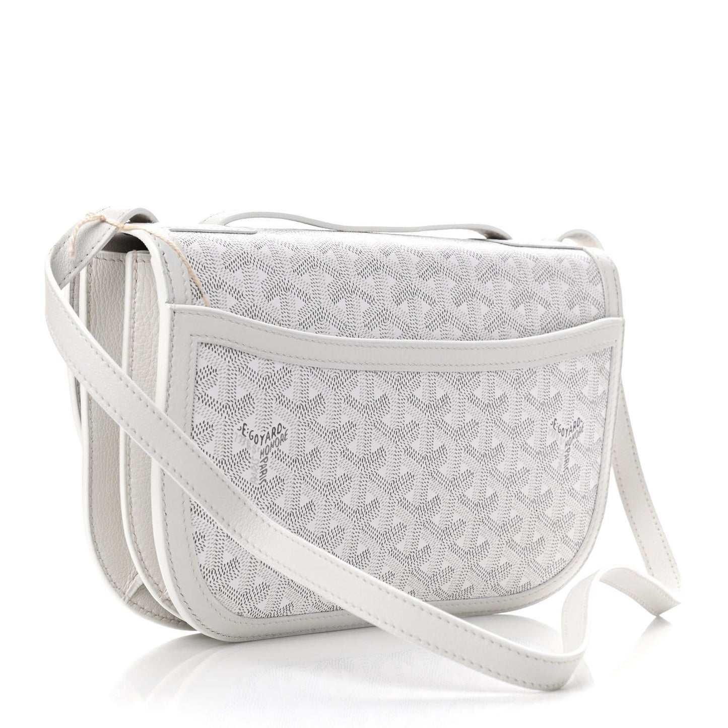 Goyardine 233 PM Shoulder Bag White