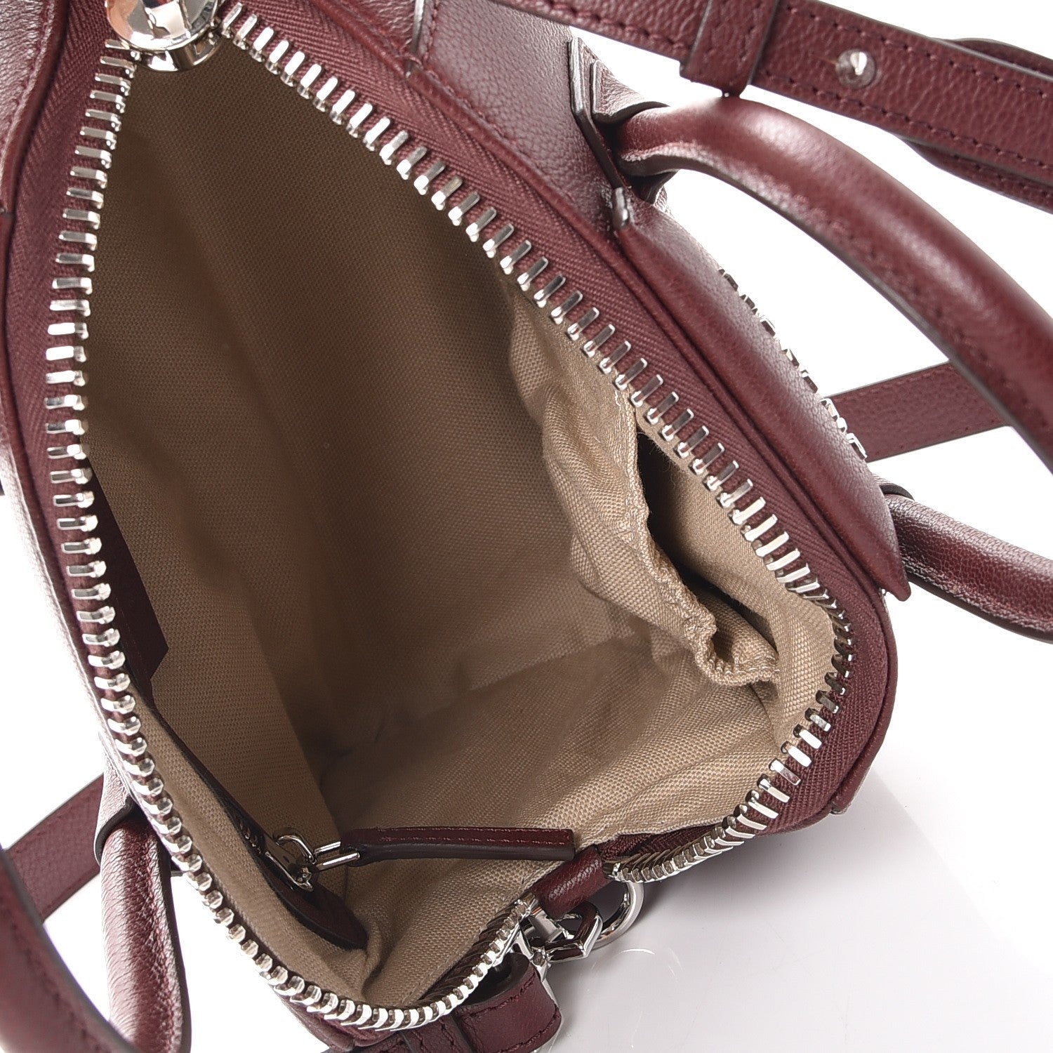 Givenchy Sugar Goatskin Mini Antigona Oxblood 6 of 8