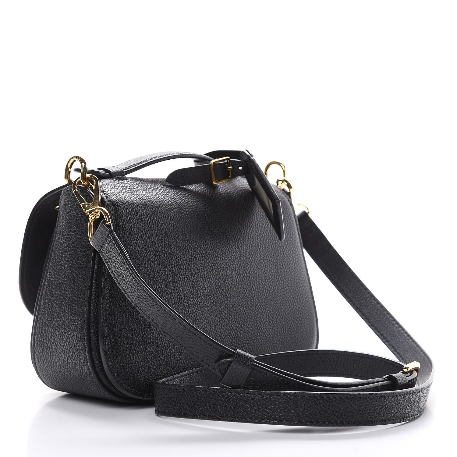Louis Vuitton Grained Calfskin Vivienne NM Black 3 of 12
