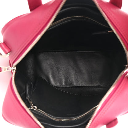 Balenciaga Shiny Day Calfskin XS Triangle Square Bag Pink 5 of 10
