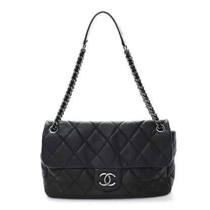 Chanel Caviar Quilted Coco Casual Flap Black 1 of 10
