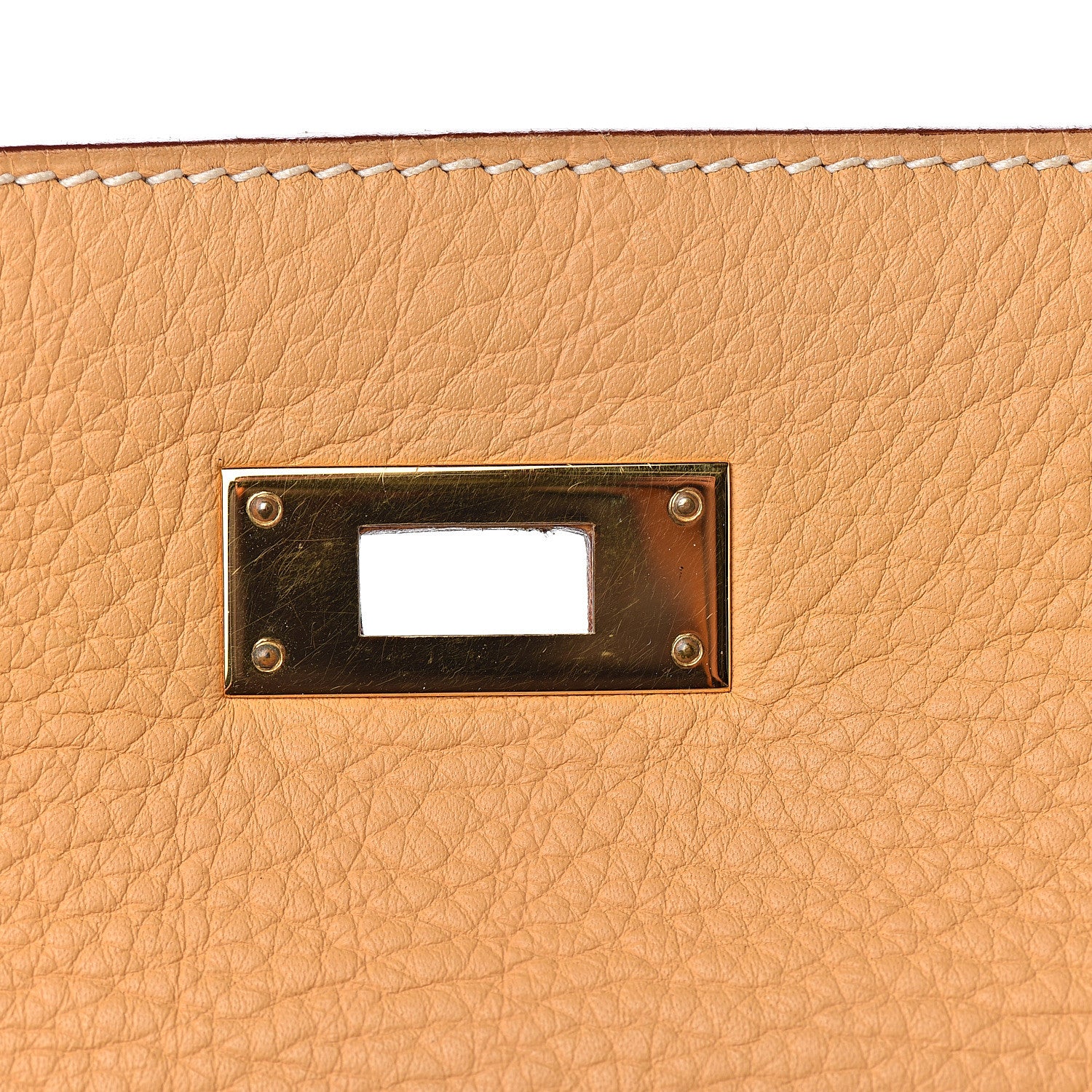 Hermes Taurillon Clemence Kelly Retourne 32 Sable 24 of 34