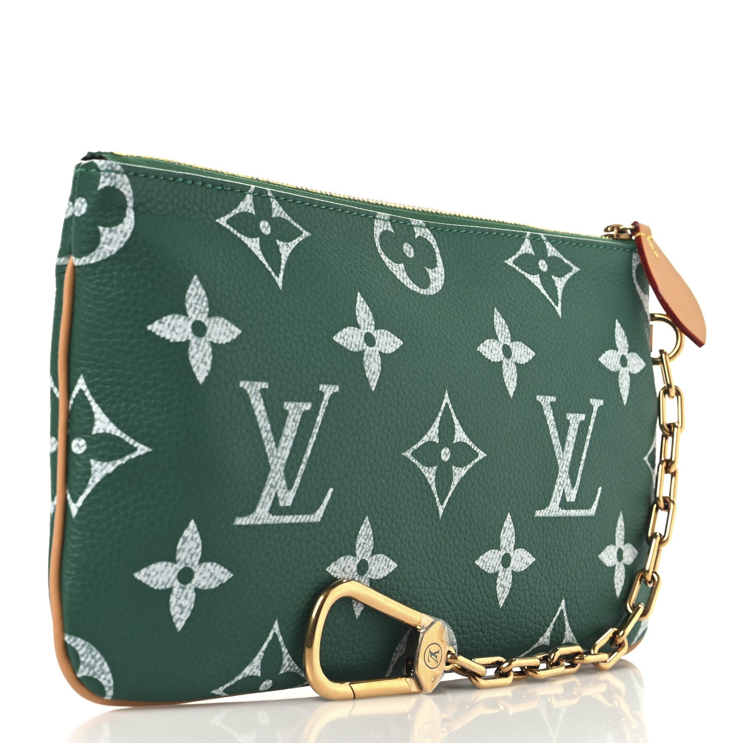 Louis Vuitton Calfskin Monogram Speedy P9 Bandouliere 50 Pochette Green 3 of 8