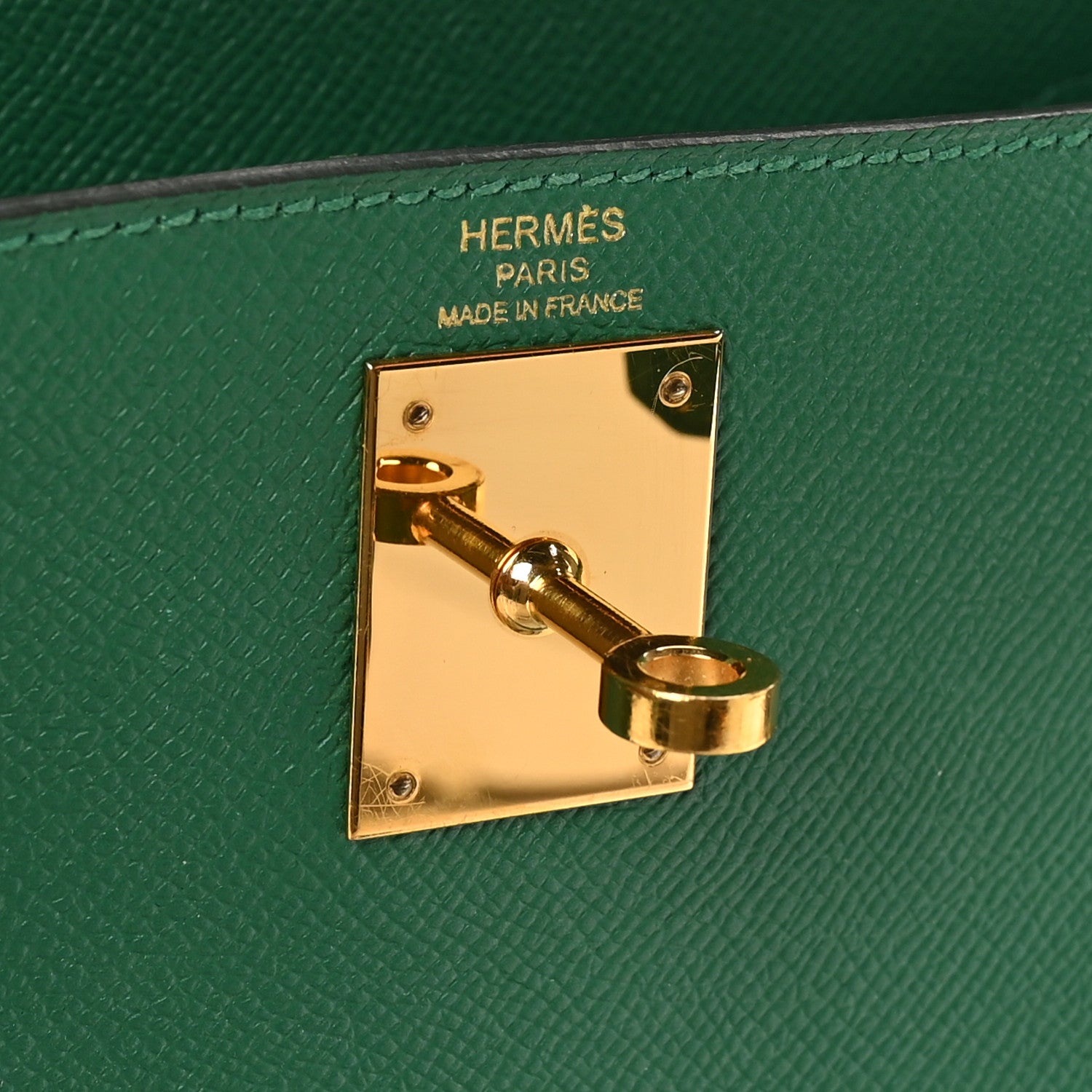 Hermes Epsom Kelly Sellier 28 Vert Vertigo 7 of 11
