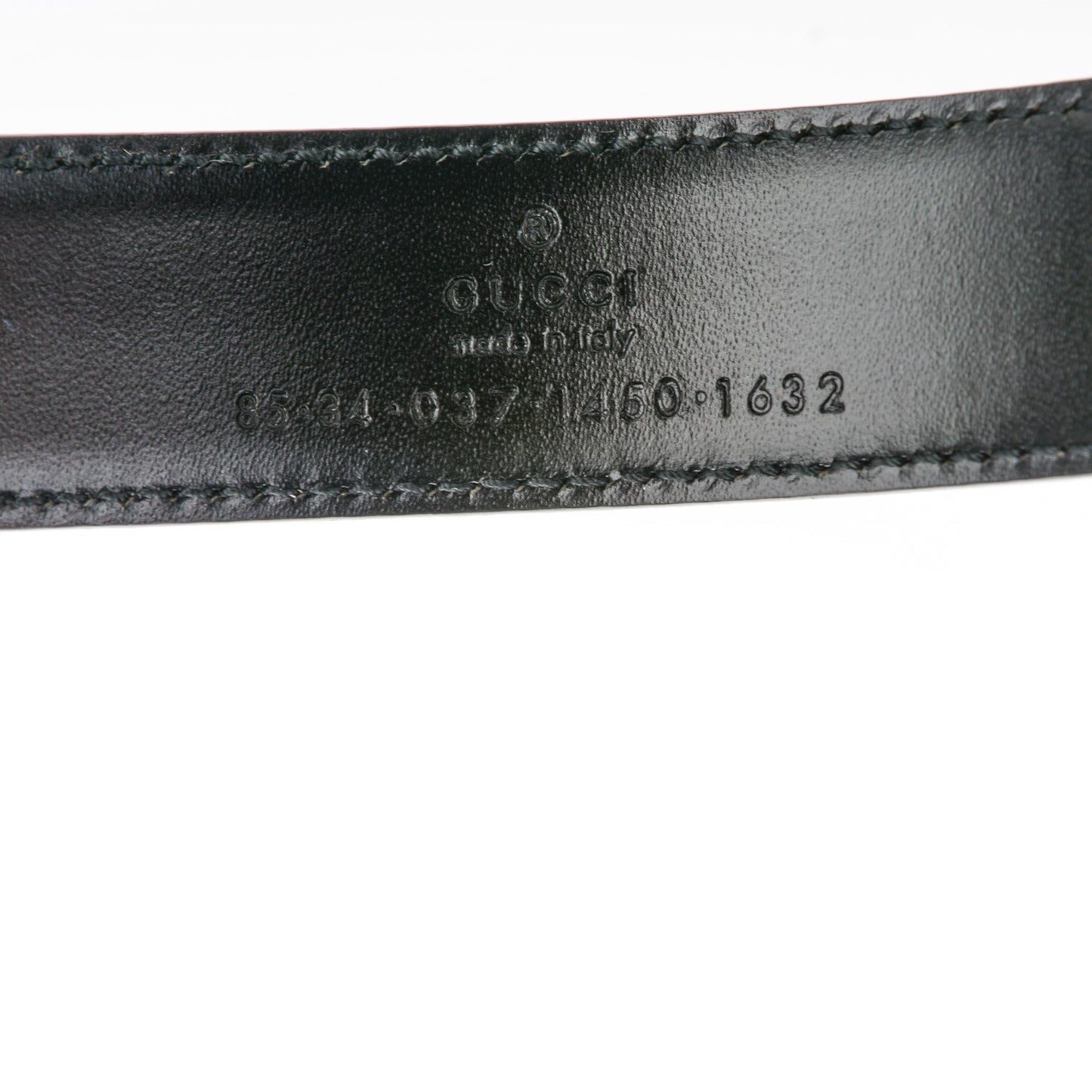 Calfskin Interlocking G Belt 85 34 Black