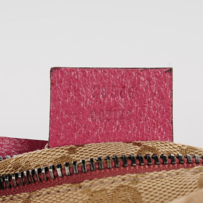 Gucci GG Monogram Web Double Pocket Belt Bag Pink 7 of 8