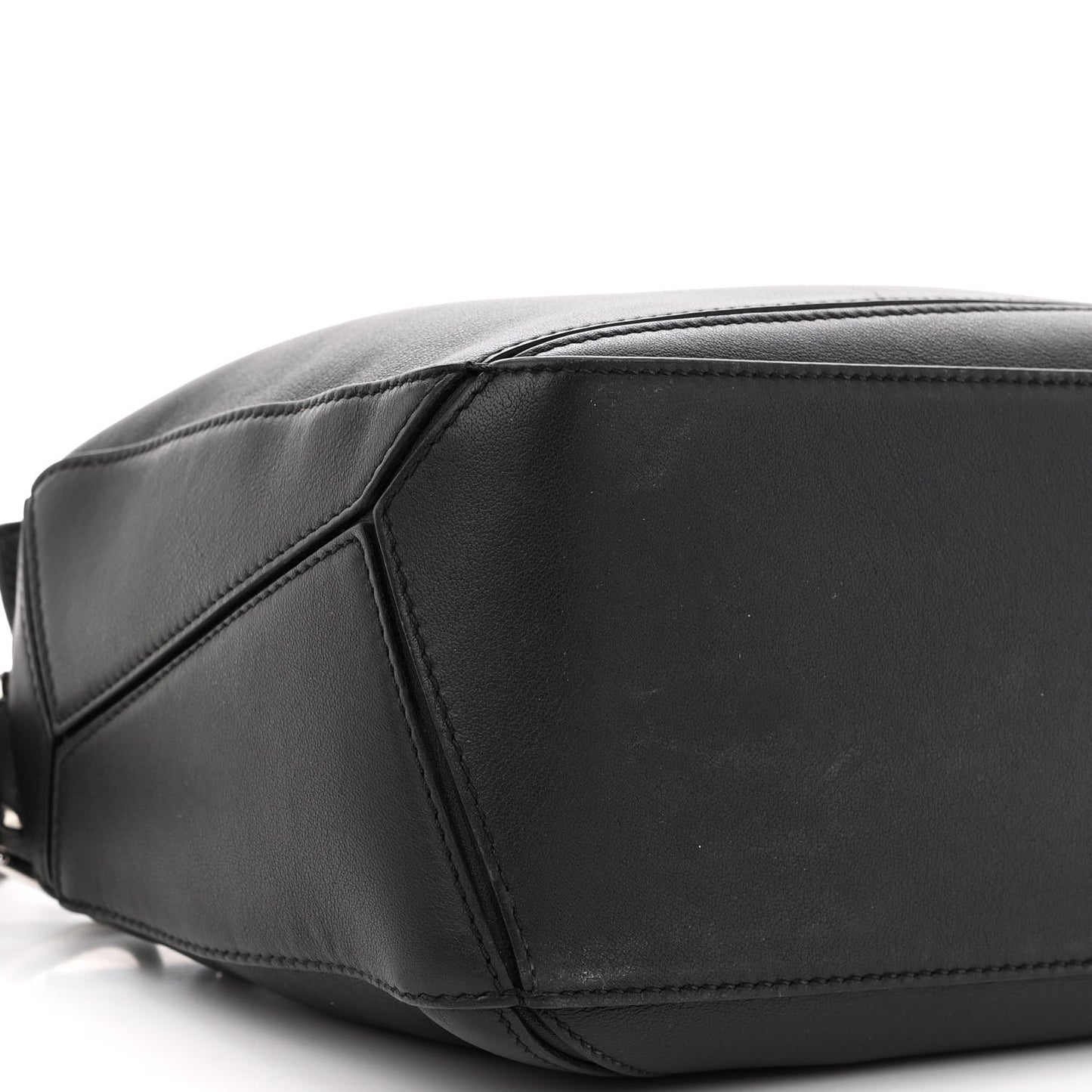Calfskin Small Puzzle Bag Black