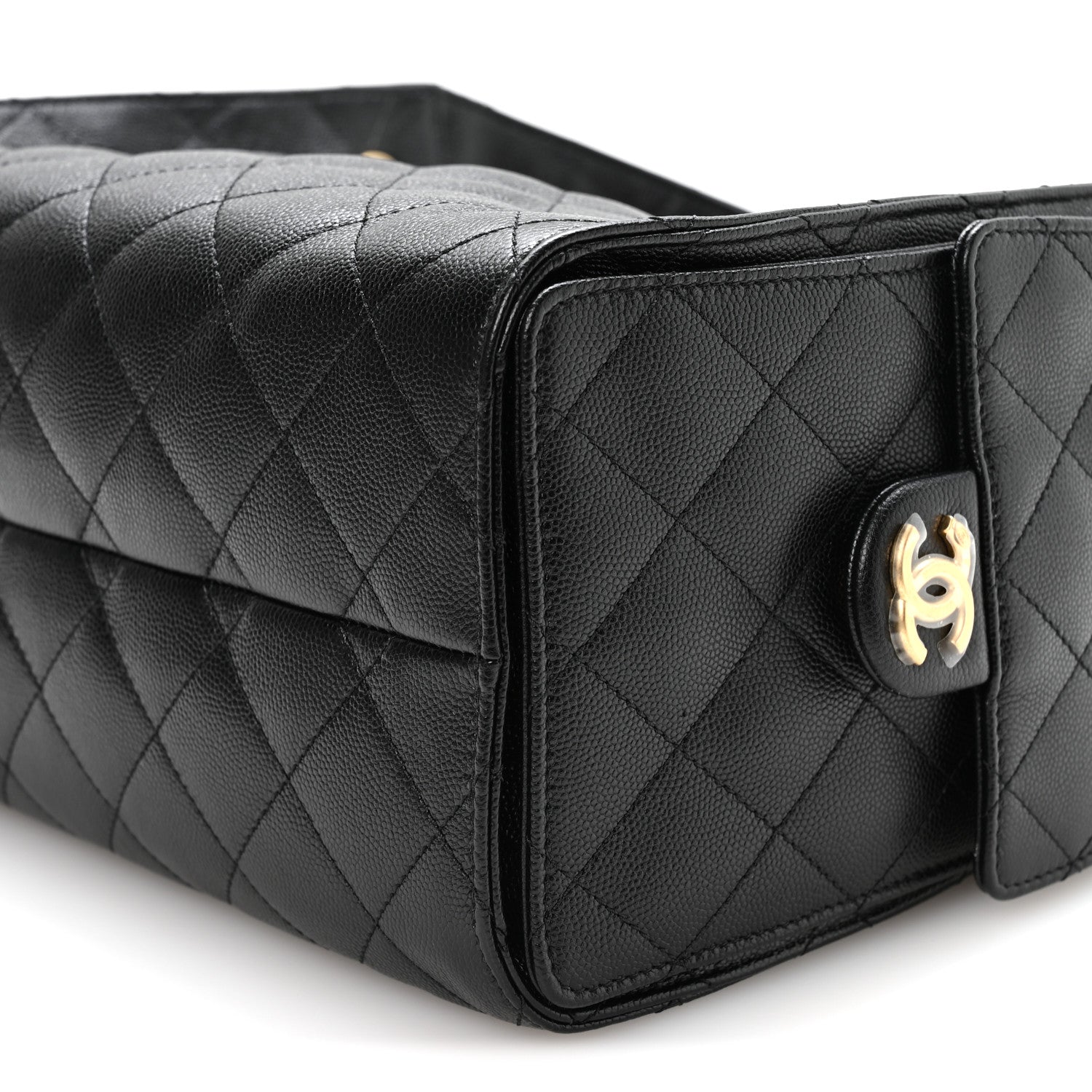 Chanel Caviar Quilted Small Chanel 25 Handbag Black 9 of 10