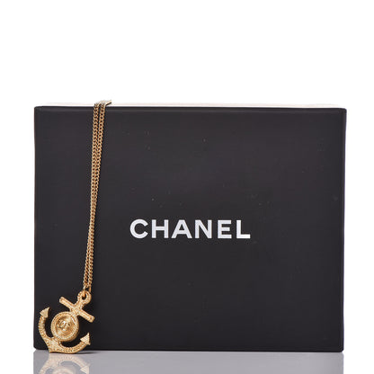 Chanel Anchor CC Pendant Necklace Gold 6 of 6