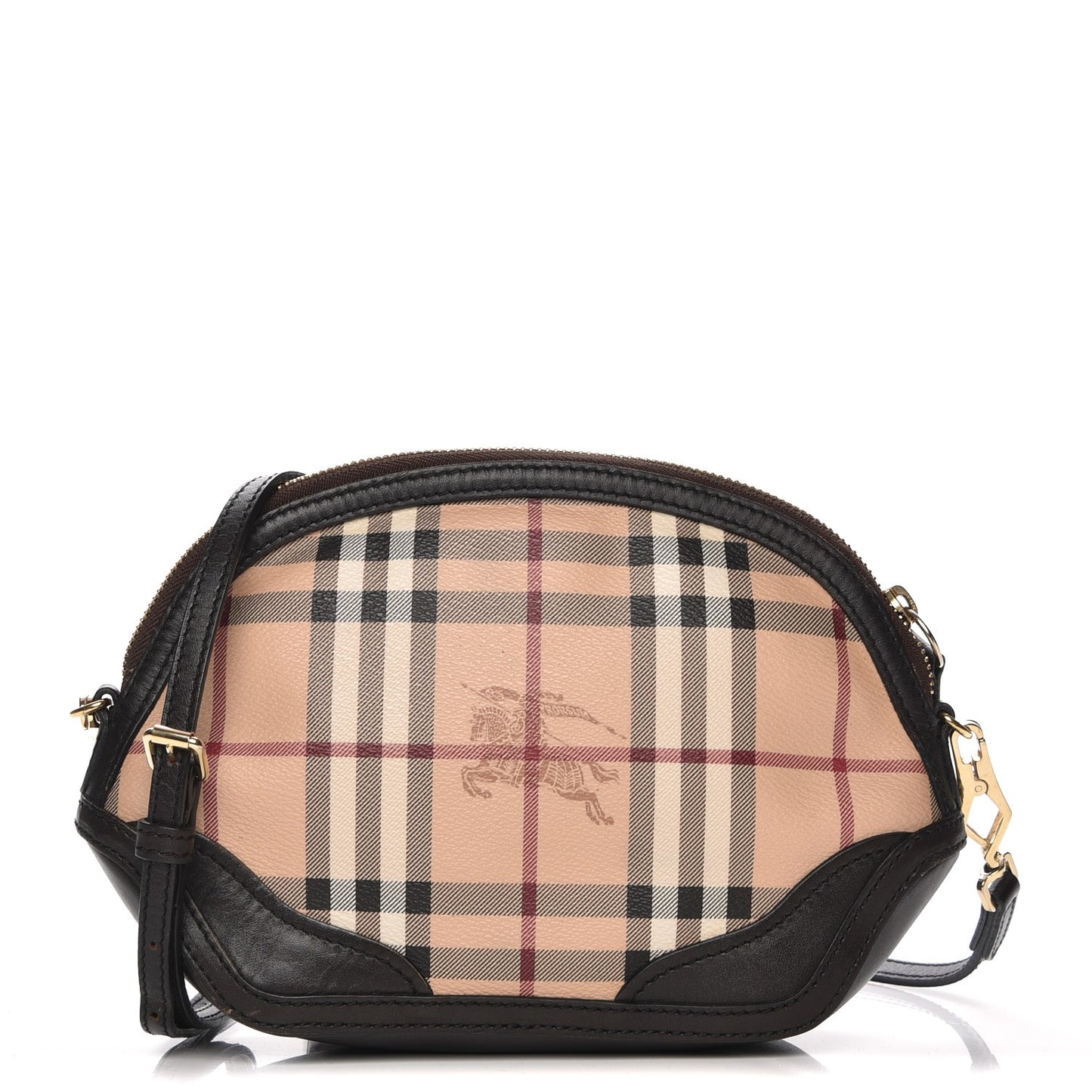 Haymarket Check Mini Orchard Crossbody Chocolate