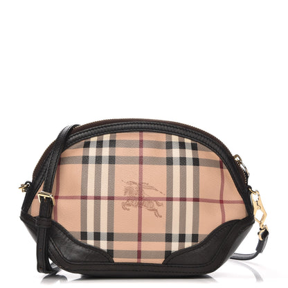 Burberry Haymarket Check Mini Orchard Crossbody Chocolate 1 of 6