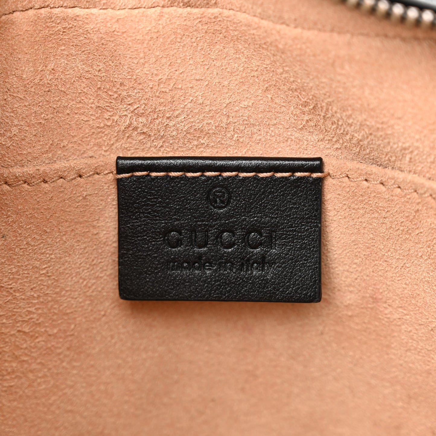 Calfskin Matelasse Small GG Marmont Chain Shoulder Bag Black