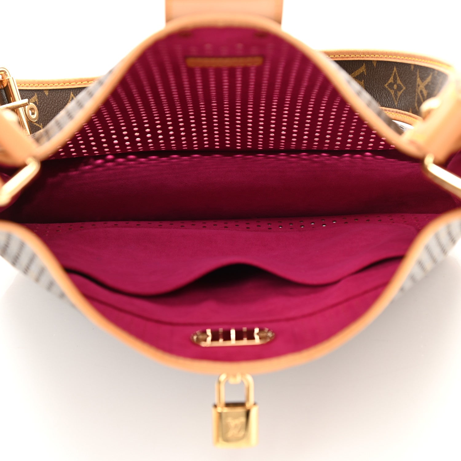 Louis Vuitton Monogram Perforated Musette Fuchsia 5 of 7
