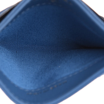 Chanel Caviar Quilted Card Holder Blue 4 of 8