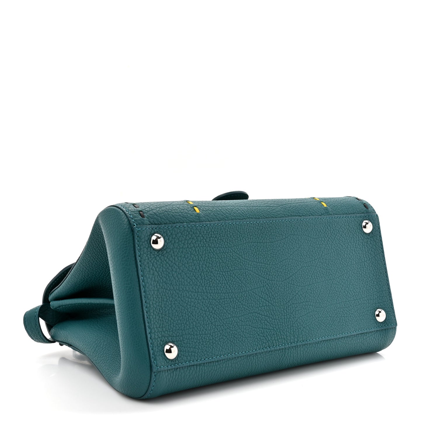 Rodeo Calfskin Surprique Mini Brillant East West Satchel Blue
