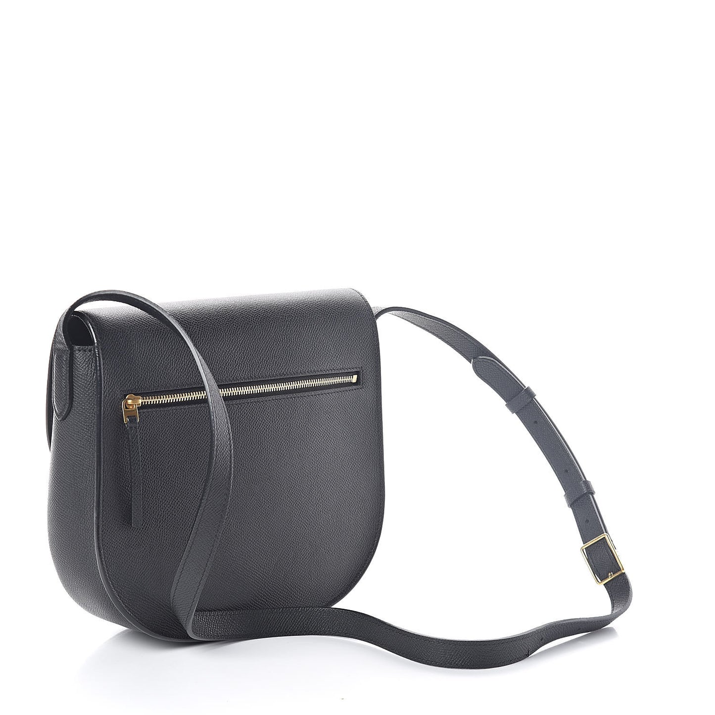 Grained Calfskin Compact Trotteur Black