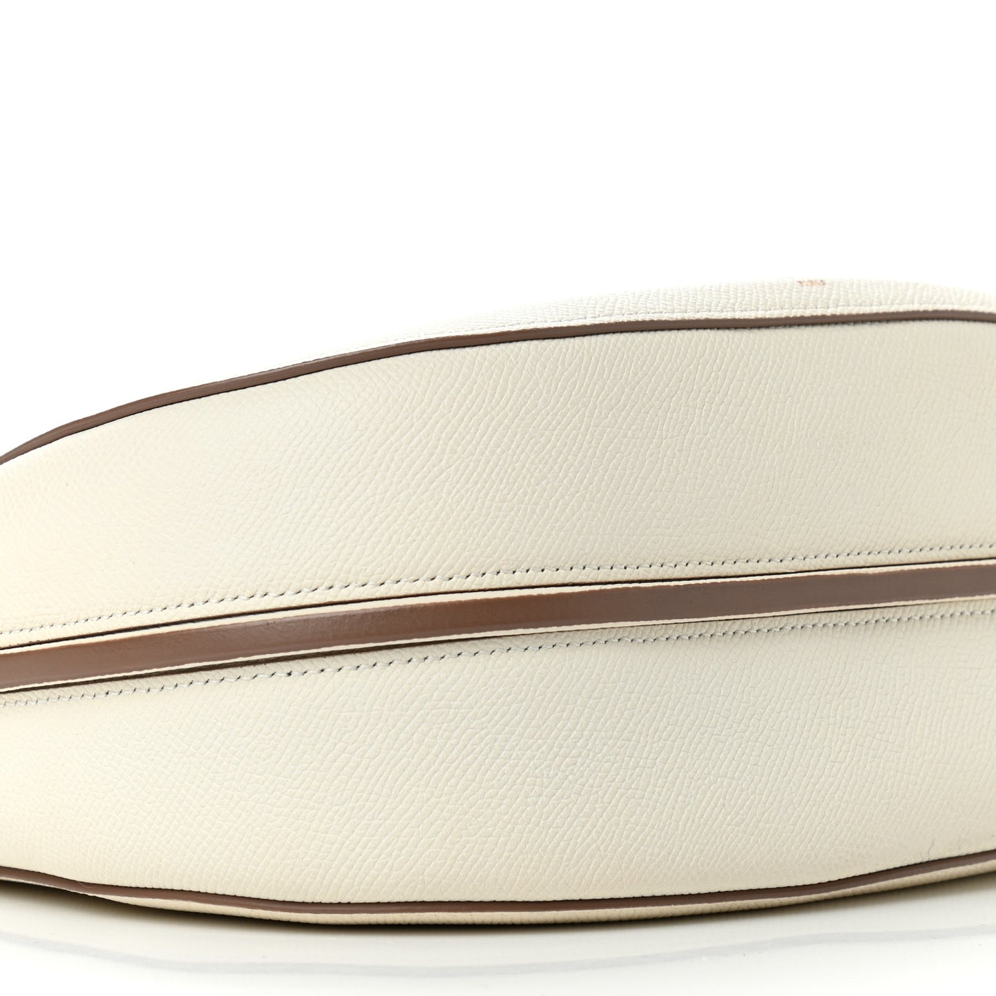 Grained Calfskin Small Trotteur White
