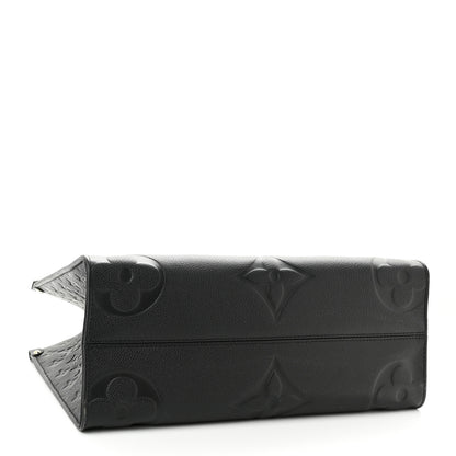 Louis Vuitton Empreinte Monogram Giant Onthego MM Black 4 of 9