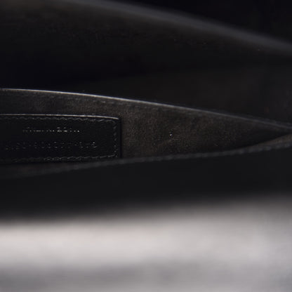 Saint Laurent Calfskin Medium Monogram Sunset Black 10 of 11