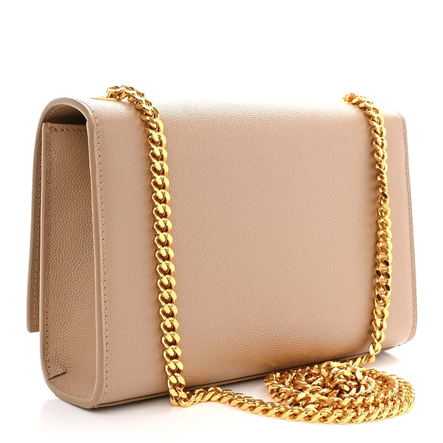 Grain De Poudre Small Monogram Kate Satchel Dark Beige