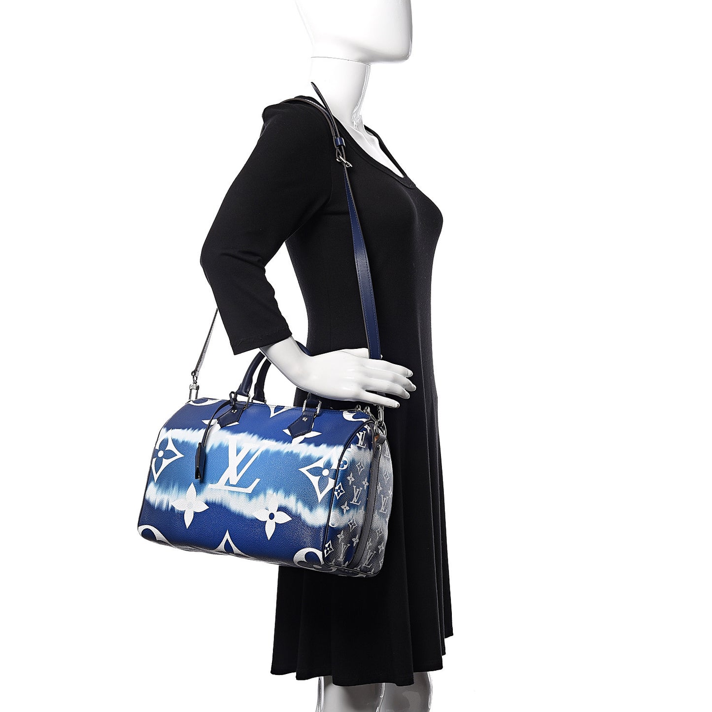 Monogram Escale Speedy Bandouliere 30 Blue